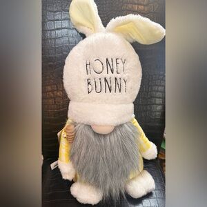 Rae Dunn Honey Bunny Plush Gnome
